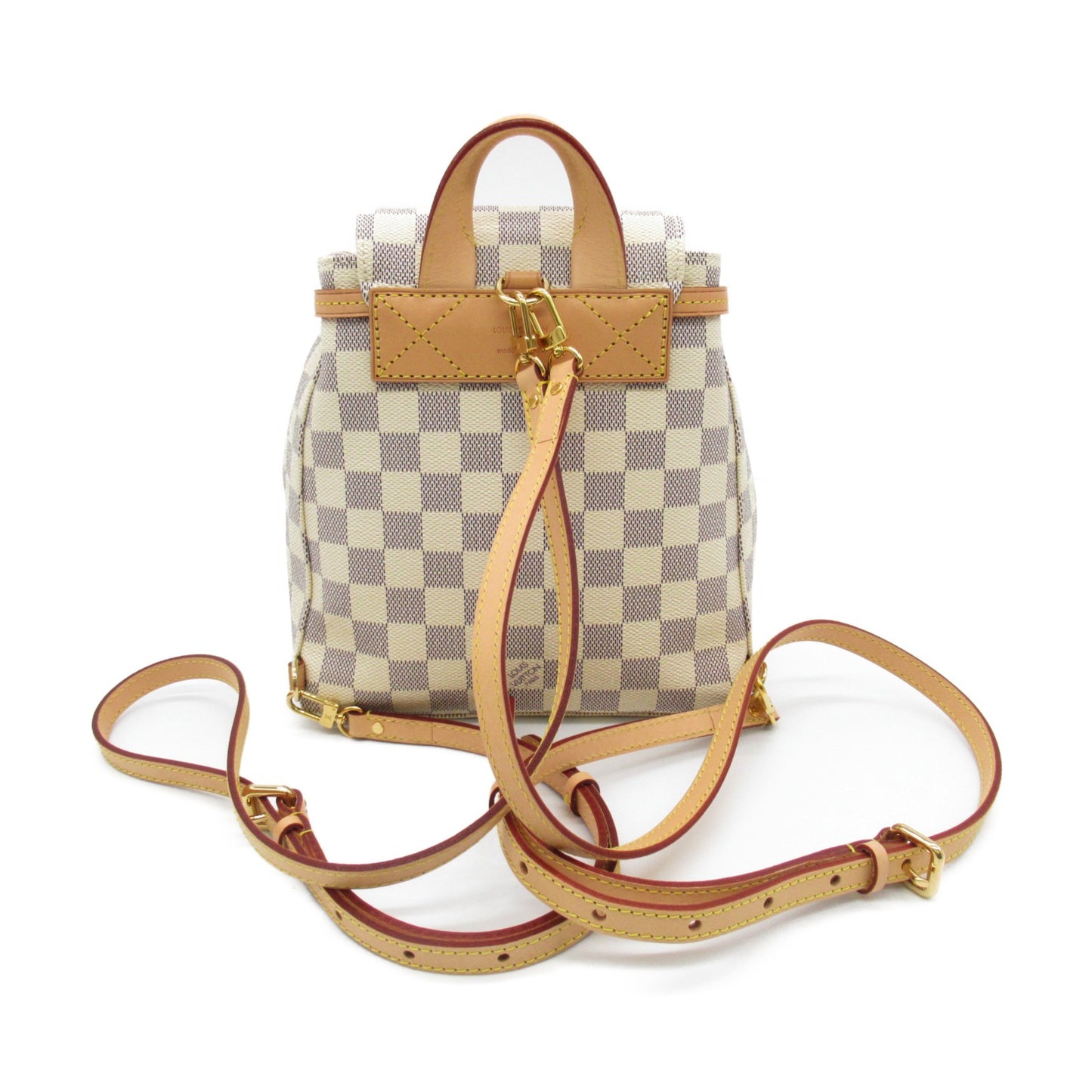 Louis Vuitton Sperone BB Backpack Backpack Bag Canvas Damier Azur
