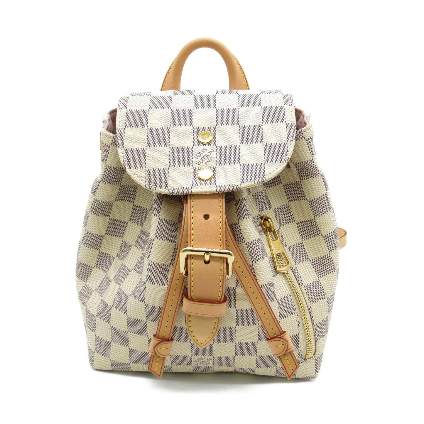 Louis Vuitton Sperone BB Backpack Backpack Bag Canvas Damier Azur