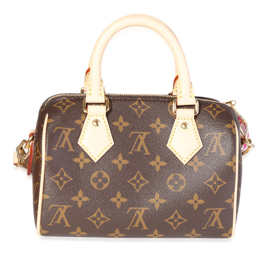 Louis Vuitton Monogram Canvas Fuchsia Speedy Bandoulière 20