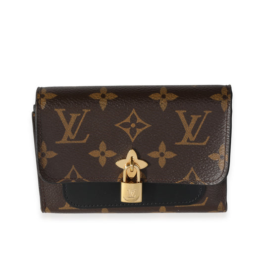 Louis Vuitton Monogram Canvas Flower Compact Wallet