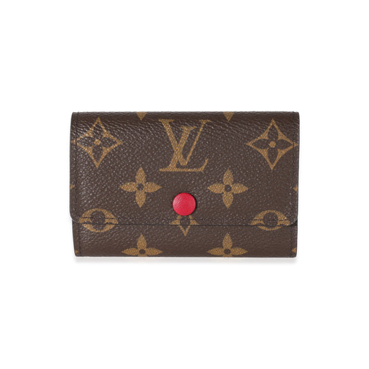 Louis Vuitton Monogram Canvas Fuchsia 6 Key Holder