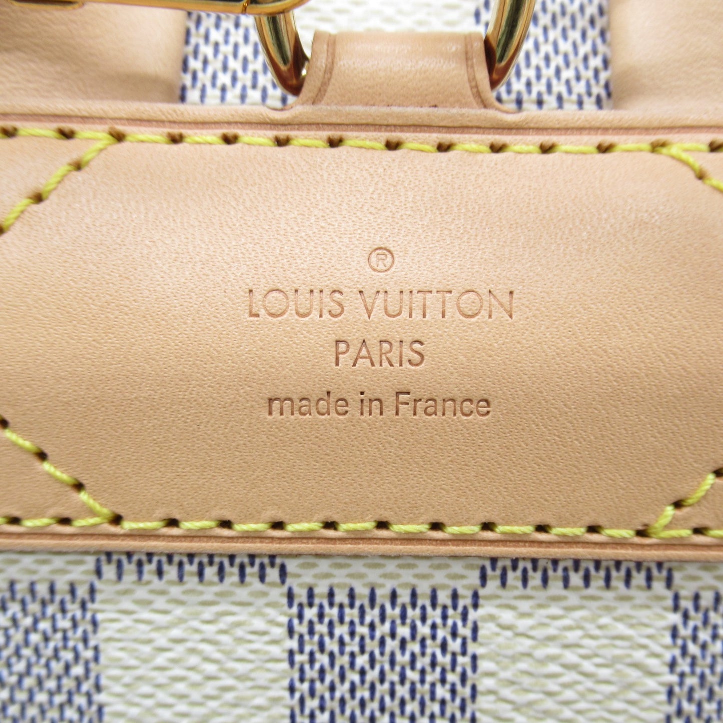 Louis Vuitton Sperone BB Backpack Backpack Bag Canvas Damier Azur
